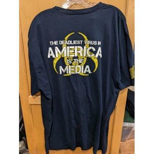 Shield Republic I The Deadliest Virus In America Is  T-shirt,‎ Size 3XL,